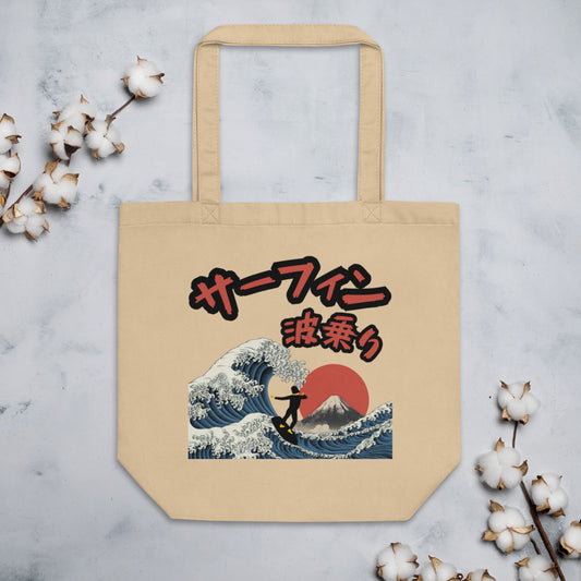 Surfing, Naminori, Eco Tote Bag