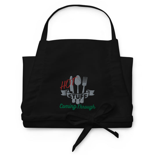 Chef Apron, Hot Stuff Coming Through, Food Worker Apron