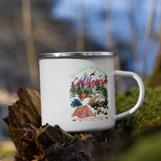 California Got Stress Enamel Mug