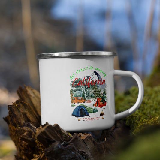 California Got stress?Enamel Mug