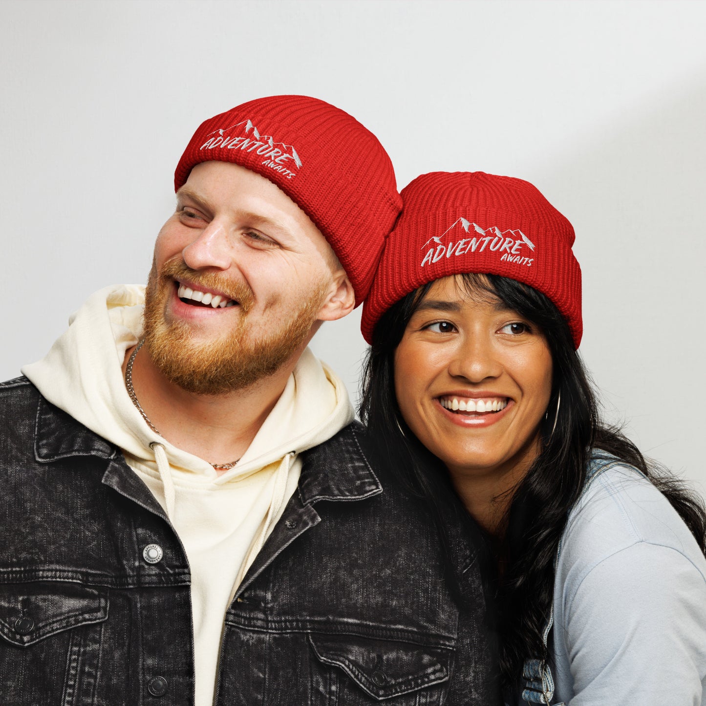 Adventure, Camping, Unisex Beanies, Beanies for men, Fisherman beanie