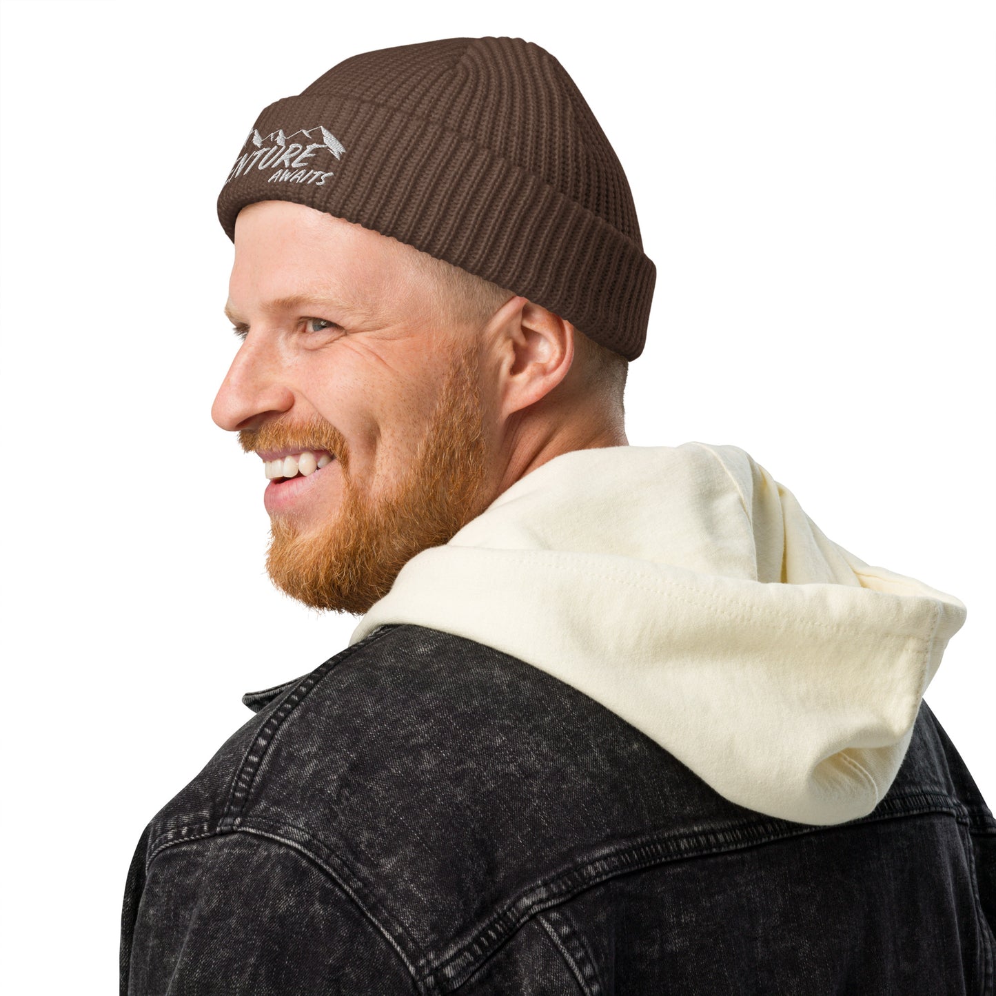Adventure, Camping, Unisex Beanies, Beanies for men, Fisherman beanie