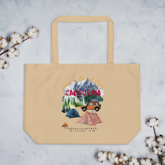 California Great Day Large organic tote bag