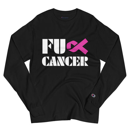 Fuck Cancer, Cancer Survivor Gift,  Champion Long Sleeve Shirt