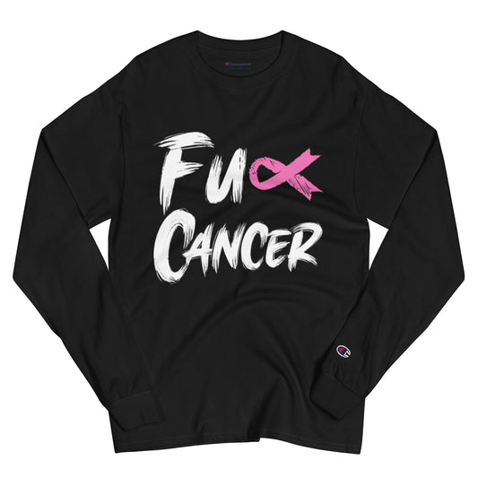 Fuck Cancer, Cancer Survivor Gift, Champion Long Sleeve Shirt