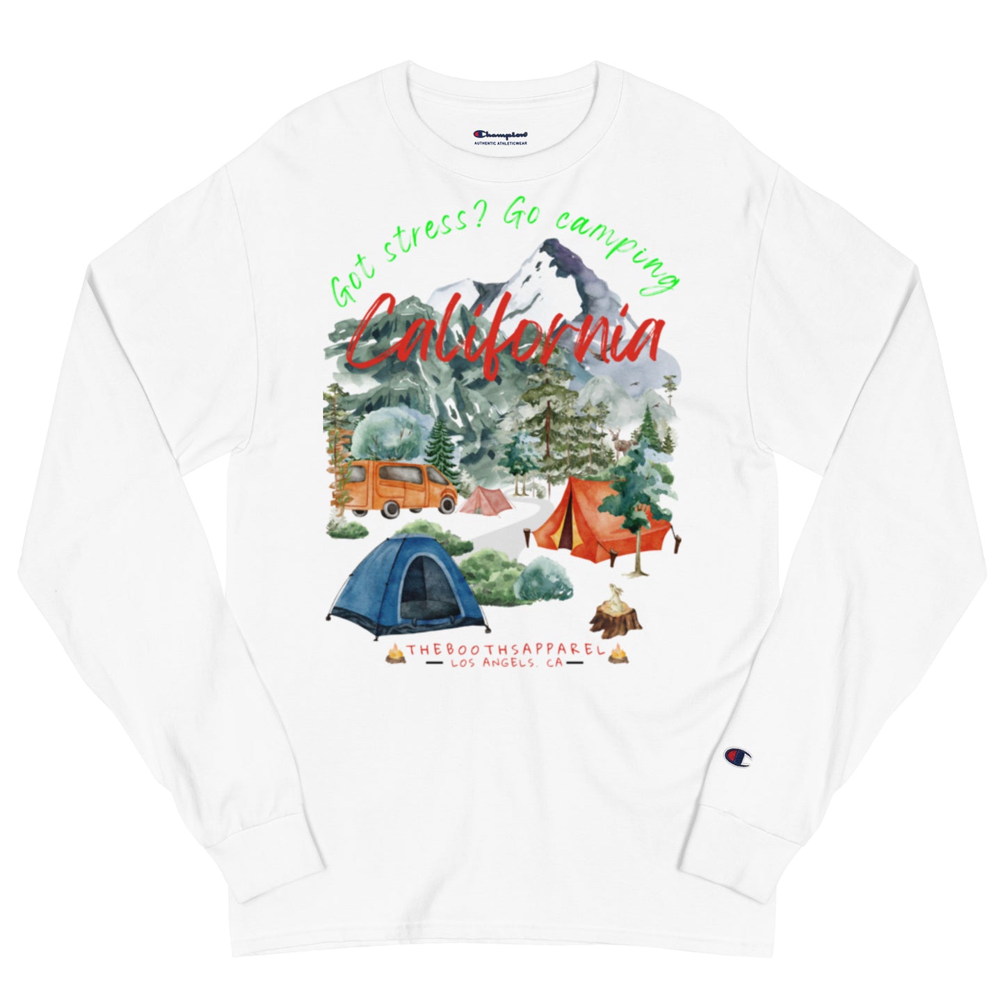 California Got Stress Champion Long Sleeve Shirt