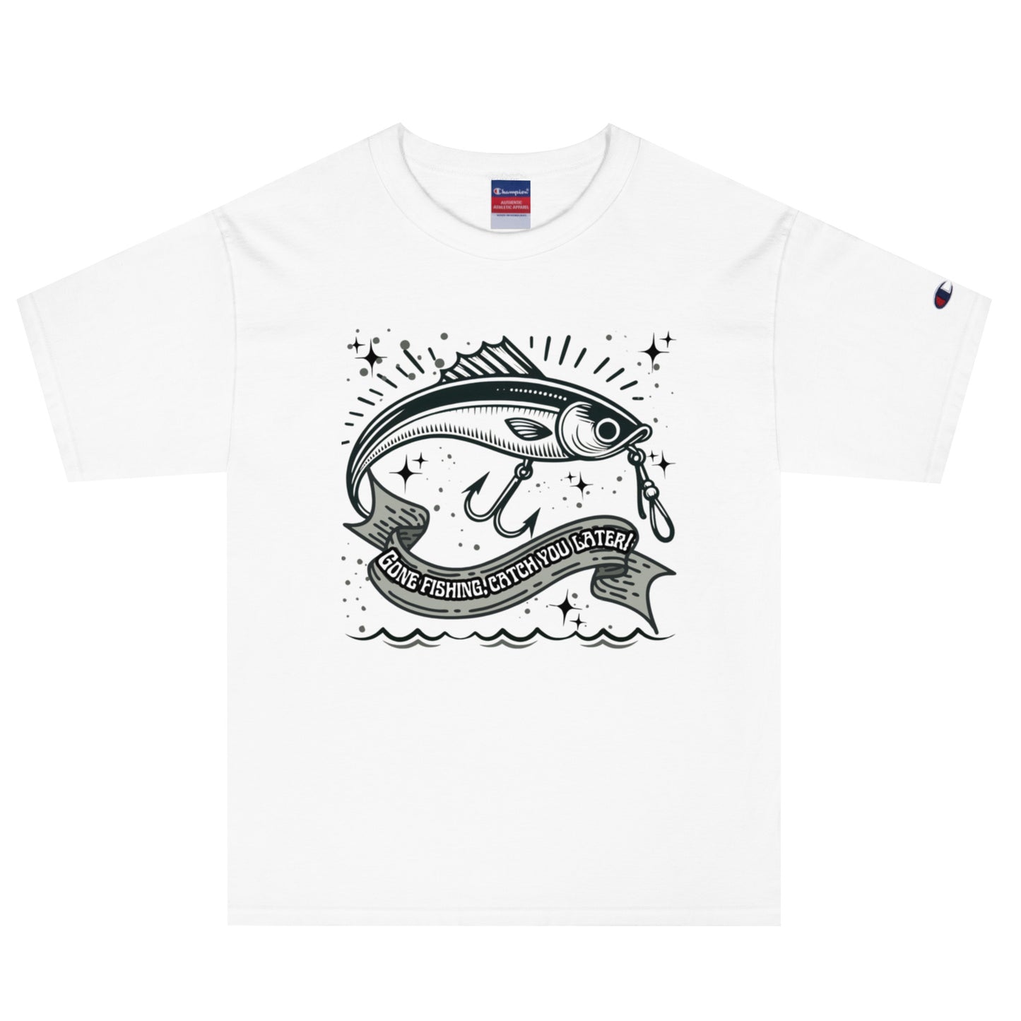 Fishing, Fishing Dad, Cool, Kawaii, Gift For Dad, Most popular, best seller Champion T-Shirt