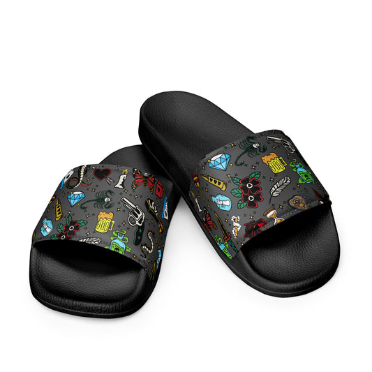 Tattoo Flash  print Men’s slides