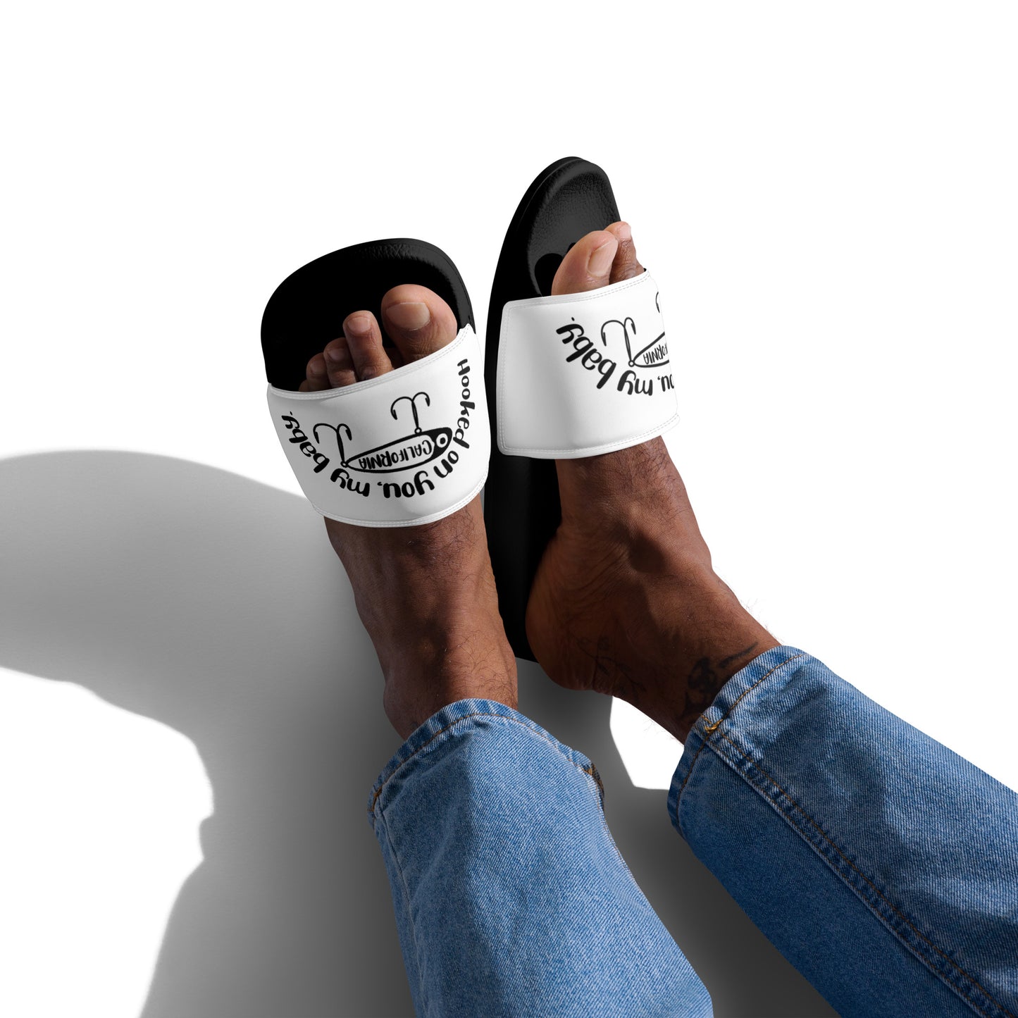 Hooked on you, My Baby. Men’s slides