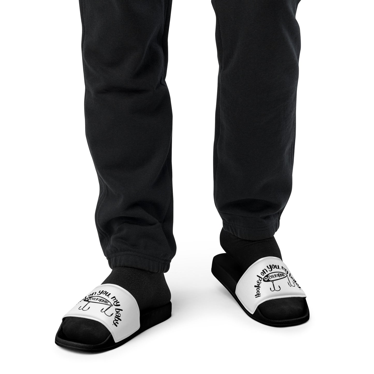 Hooked on you, My Baby. Men’s slides