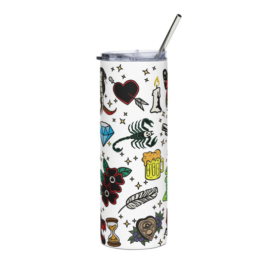 TATTOO Stainless steel tumbler