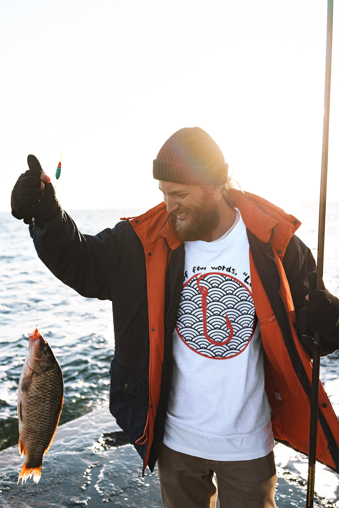 I'm a man Fishing Tuna  Unisex Long Sleeve Tee