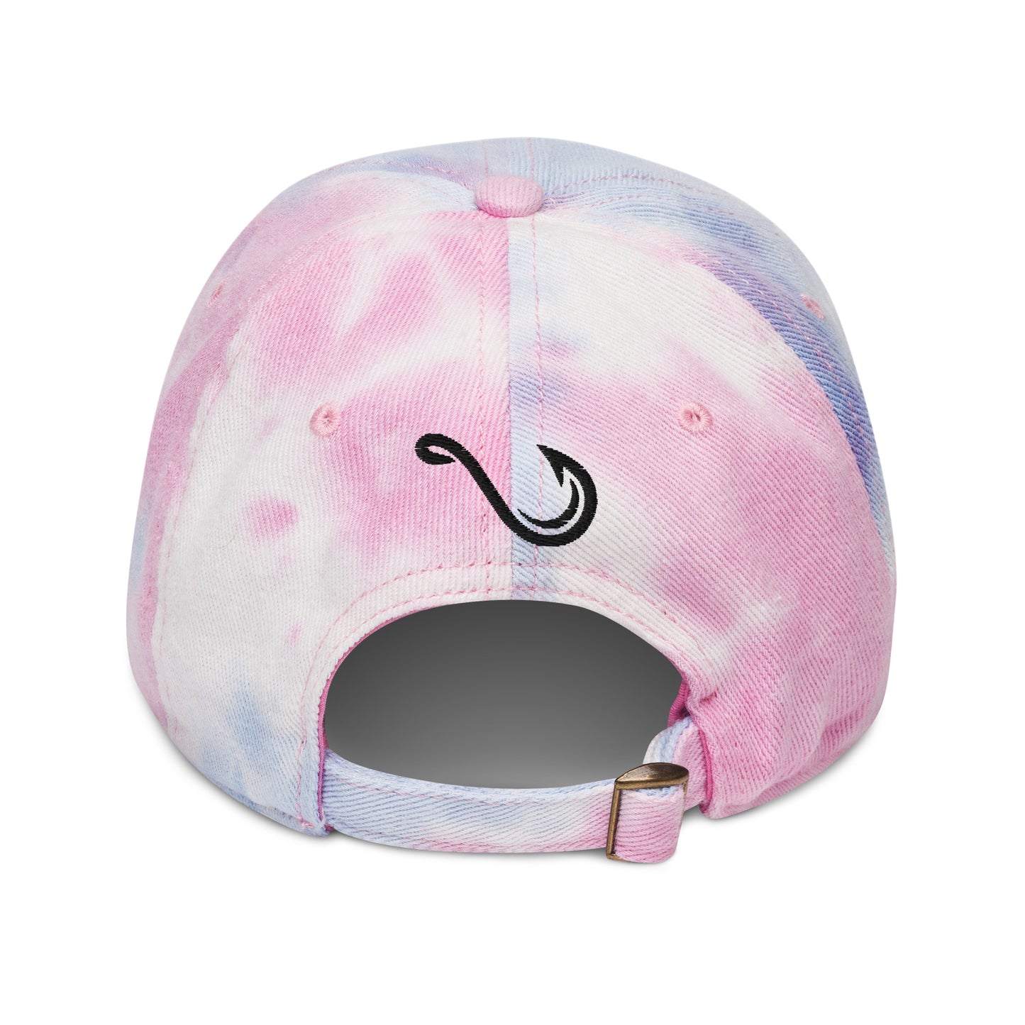 Fishing California, Japanese katakana, lure Tie dye hat