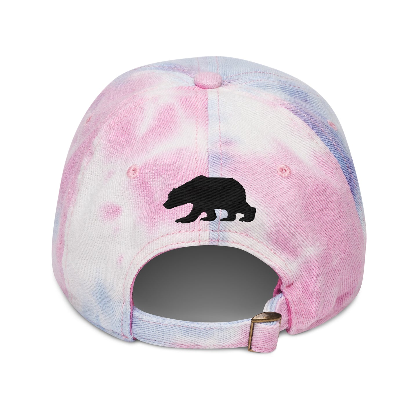 California Grizzly Bear Japanese Katakana Tie dye hat