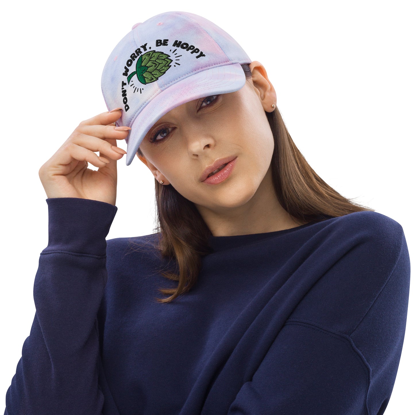 Don’t worry, be hoppy, Beer Tie dye hat