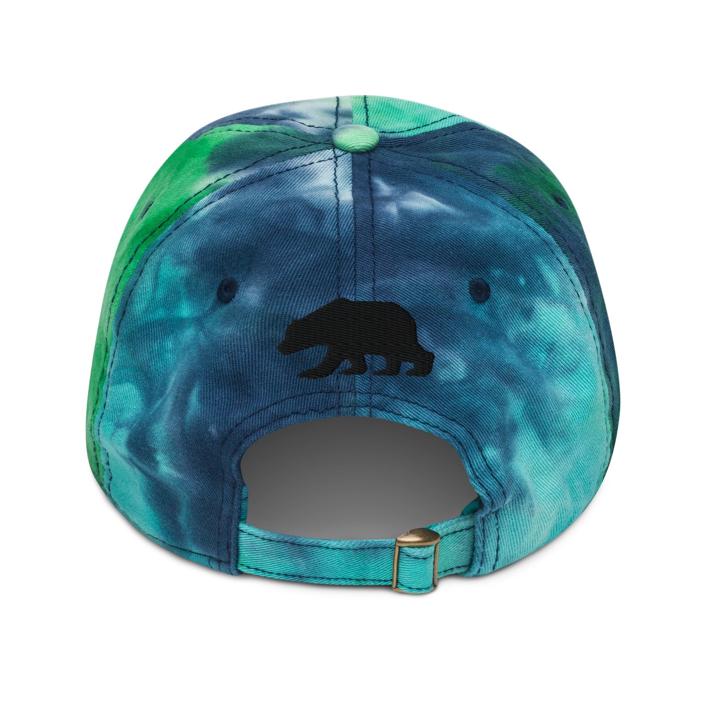 California Grizzly Bear Japanese Katakana Tie dye hat