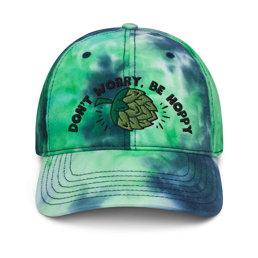 Don’t worry, be hoppy, Beer Tie dye hat