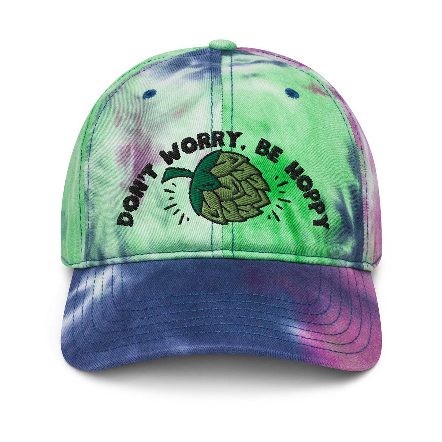 Don’t worry, be hoppy, Beer Tie dye hat