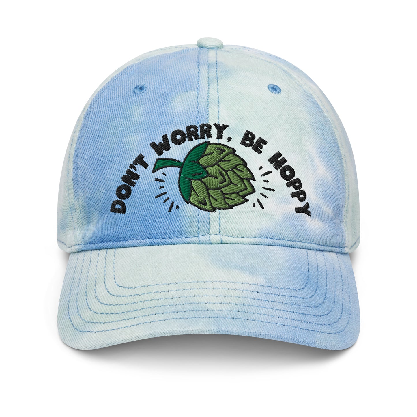 Don’t worry, be hoppy, Beer Tie dye hat