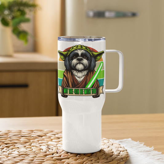 Star Wars Day, May The 4th Be with You, Yoda, Shih Tzu, Shih Tzu Dog, Shih Tzu Gift , Travel mug