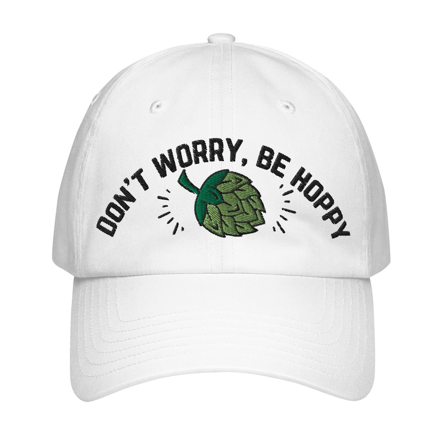 Don't worry, be hoppy. Beer Lover, fathers day gift,  Under Armour® dad hat