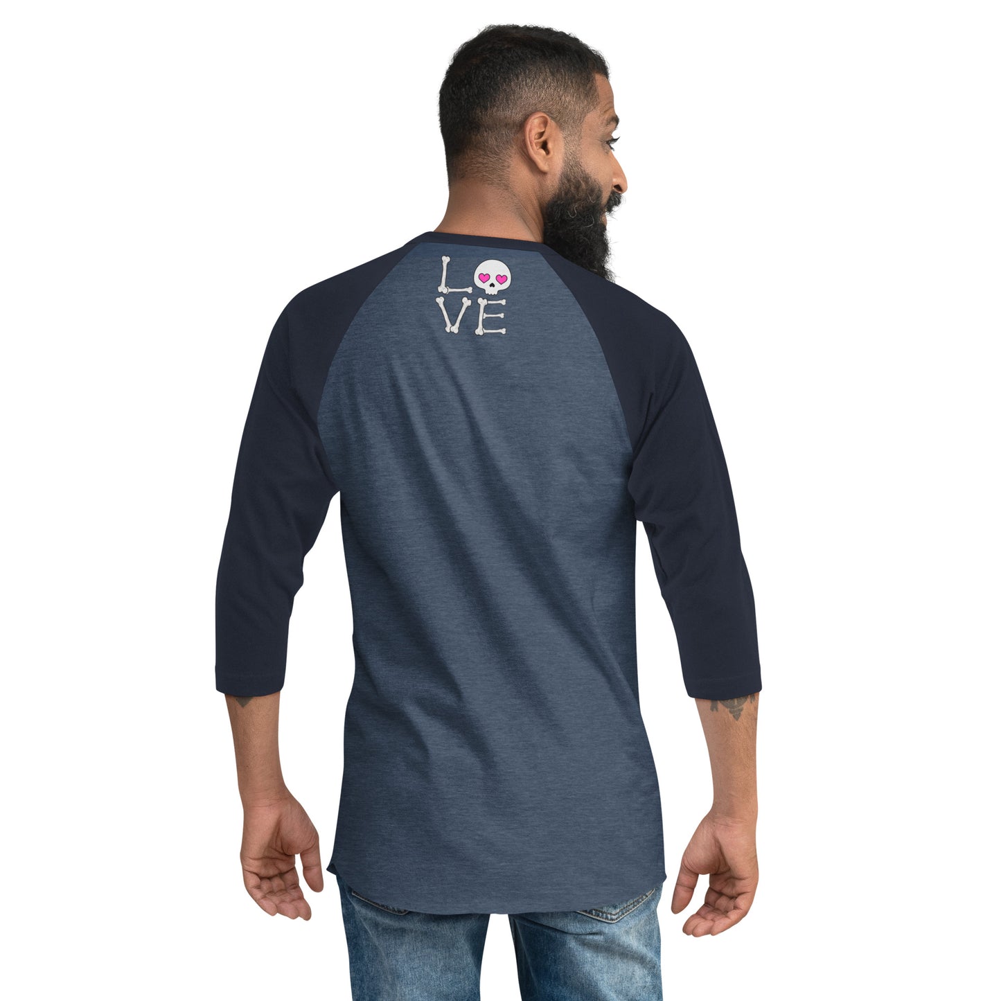 Love is like Heaven, kawaii, ai, 3/4 sleeve raglan shirt