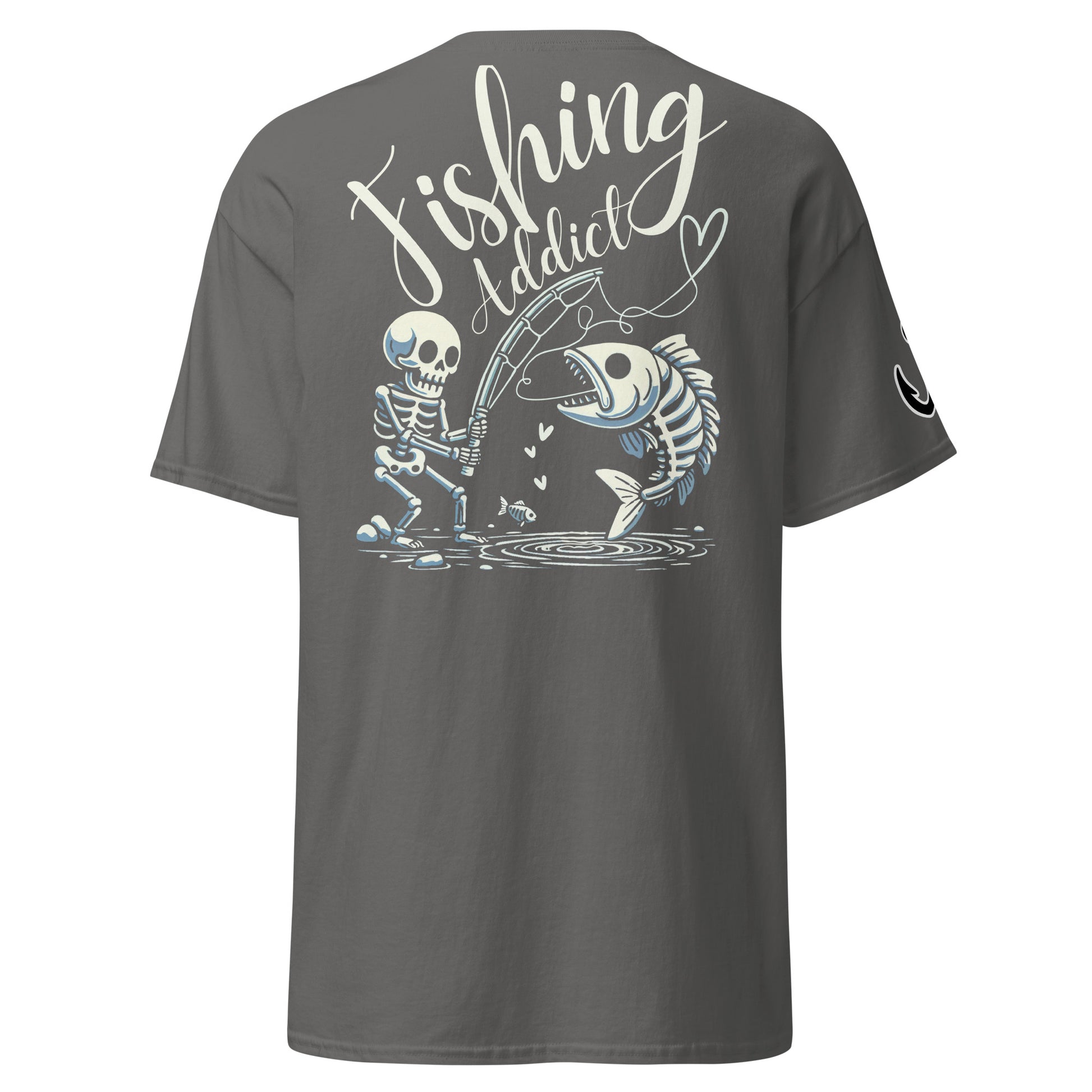 Fishing Skeleton, Fishing Tattoo, Fishing Addict, Fishing Gifts, Fishing Hoodie, Fishy hoodie, Husband Hoodie, Dad Gift, Unisex classic tee