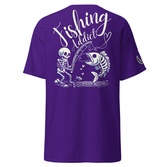Fishing Skeleton, Fishing Tattoo, Fishing Addict, Fishing Gifts, Fishing Hoodie, Fishy hoodie, Husband Hoodie, Dad Gift, Unisex classic tee
