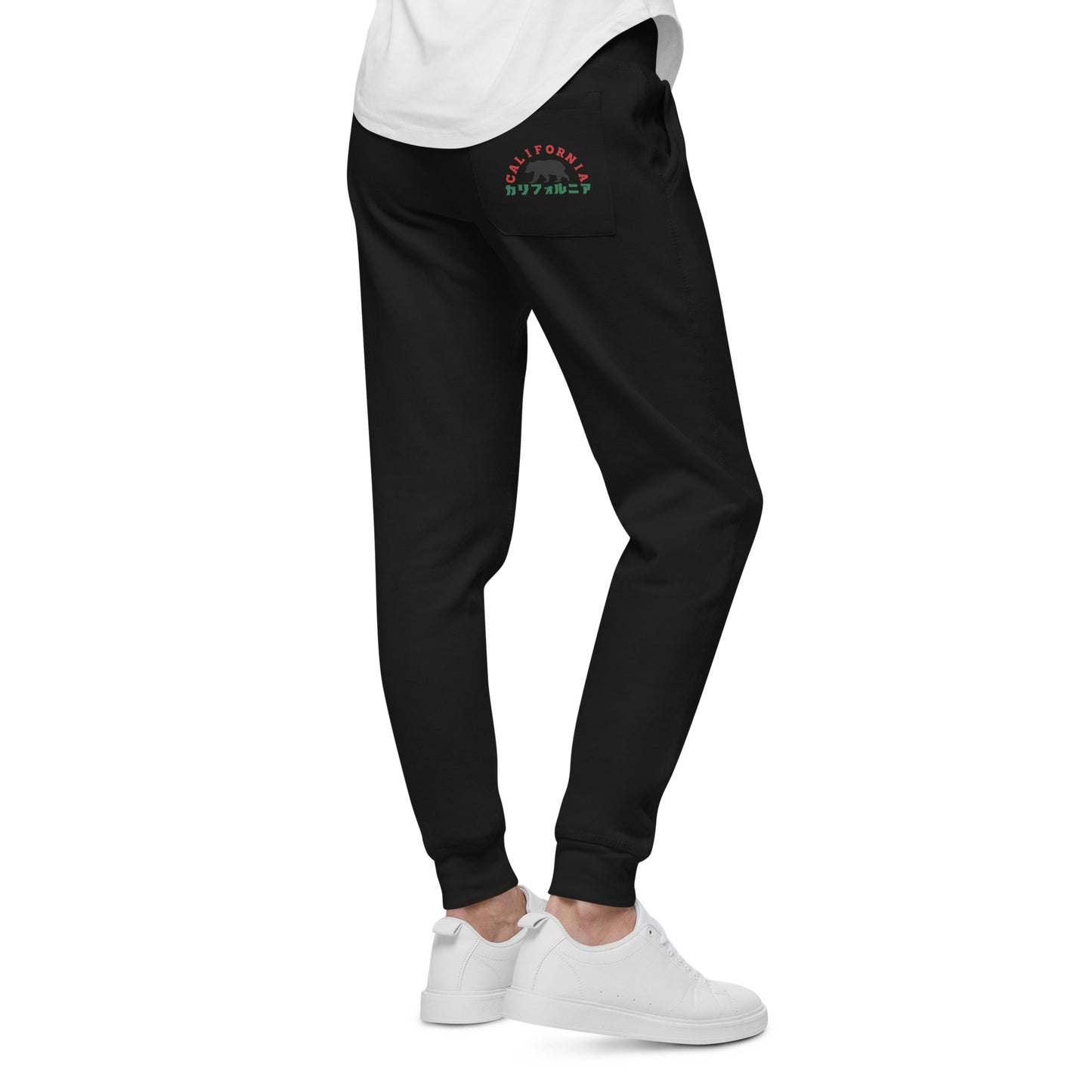 California  Japanese Katakana, graffiti art  Unisex fleece sweatpants