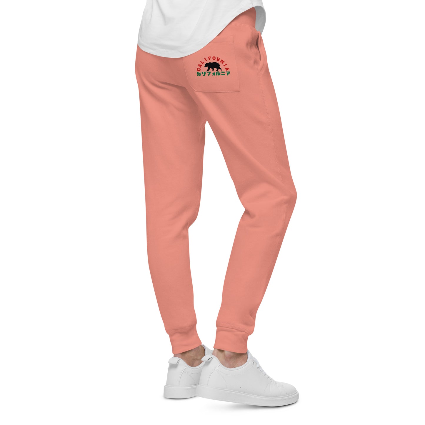 California  Japanese Katakana, graffiti art  Unisex fleece sweatpants
