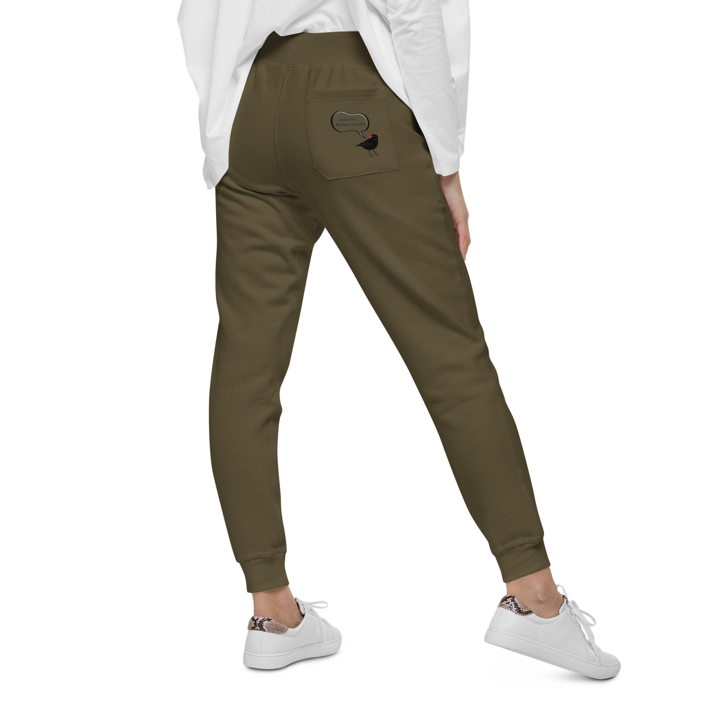 Crow Unisex fleece sweatpants