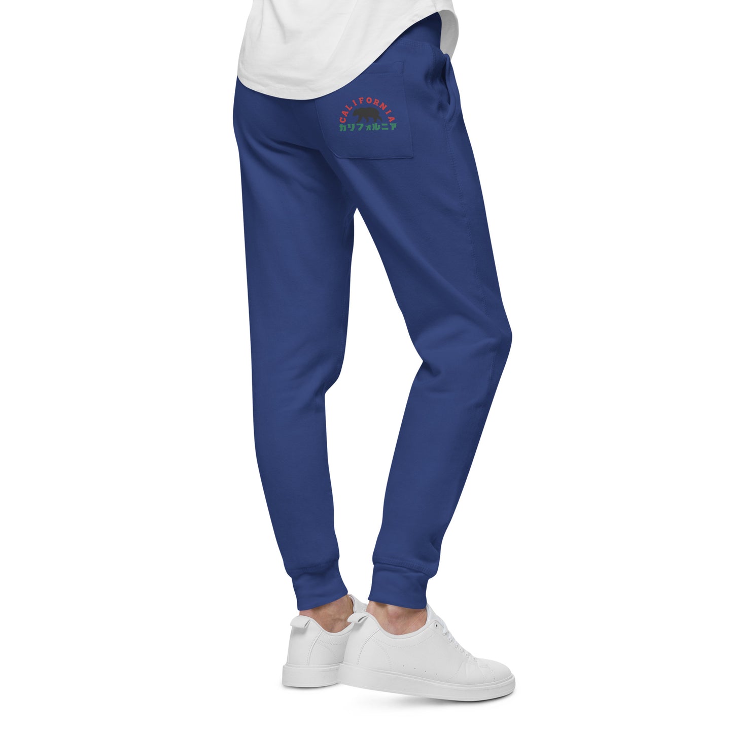California  Japanese Katakana, graffiti art  Unisex fleece sweatpants