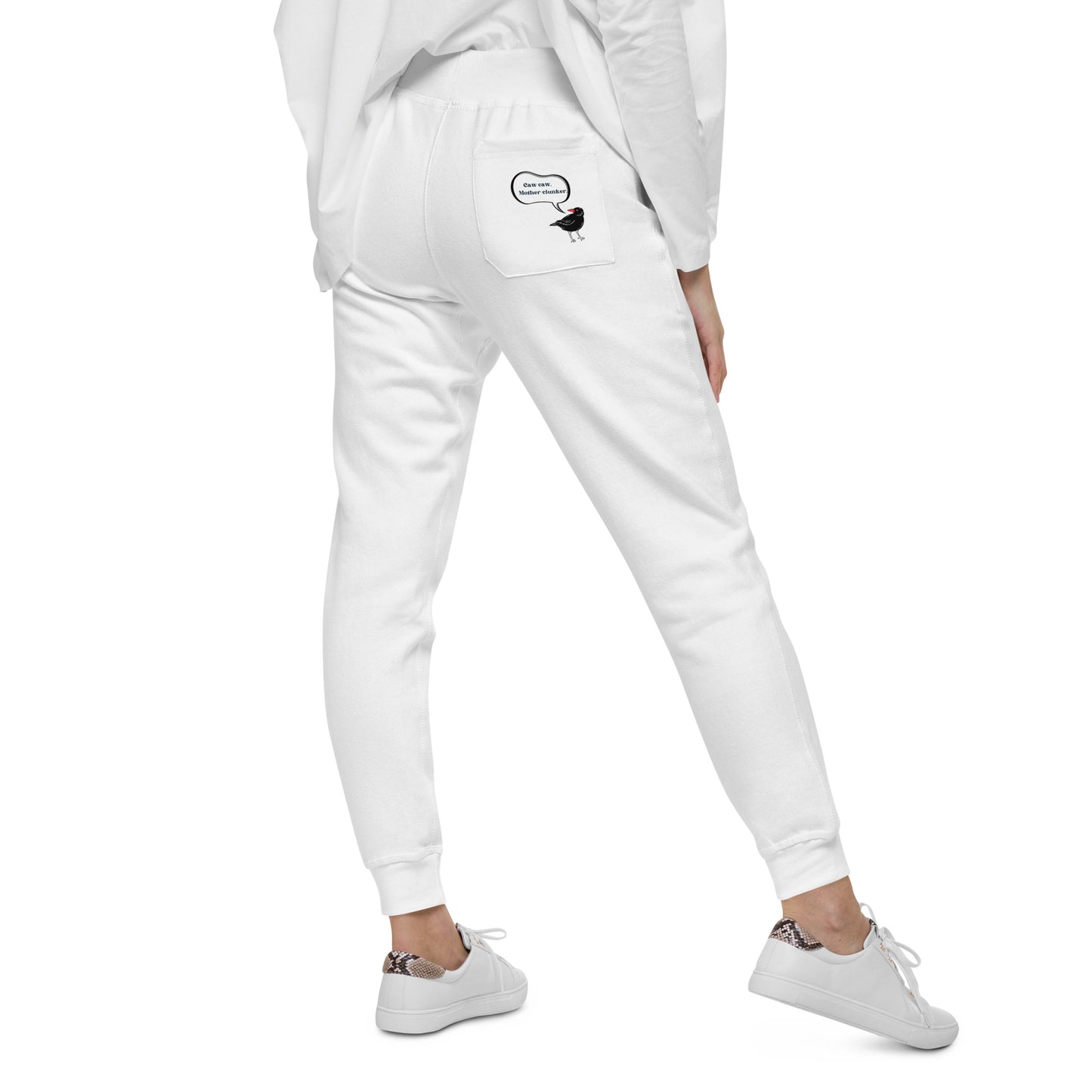 Crow Unisex fleece sweatpants