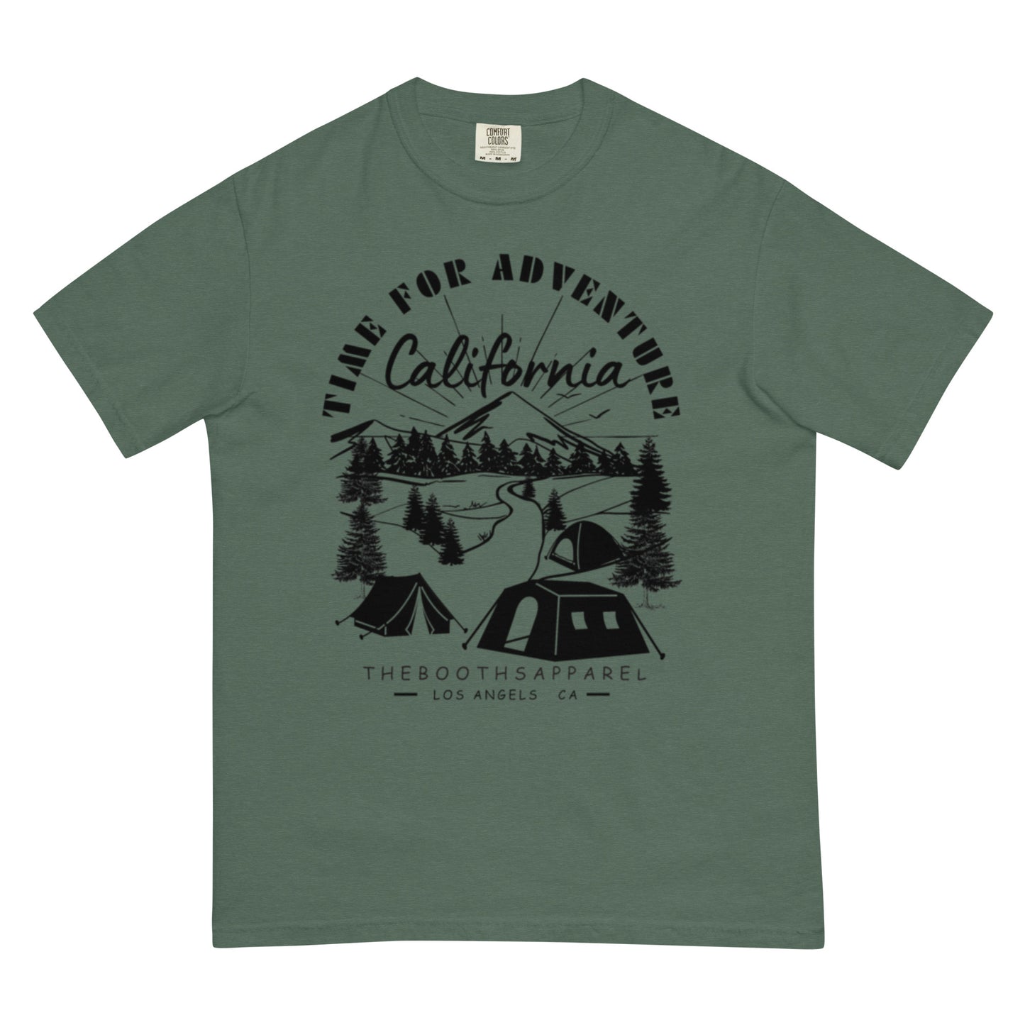 California Time for  Adventure Unisex garment-dyed heavyweight t-shirt