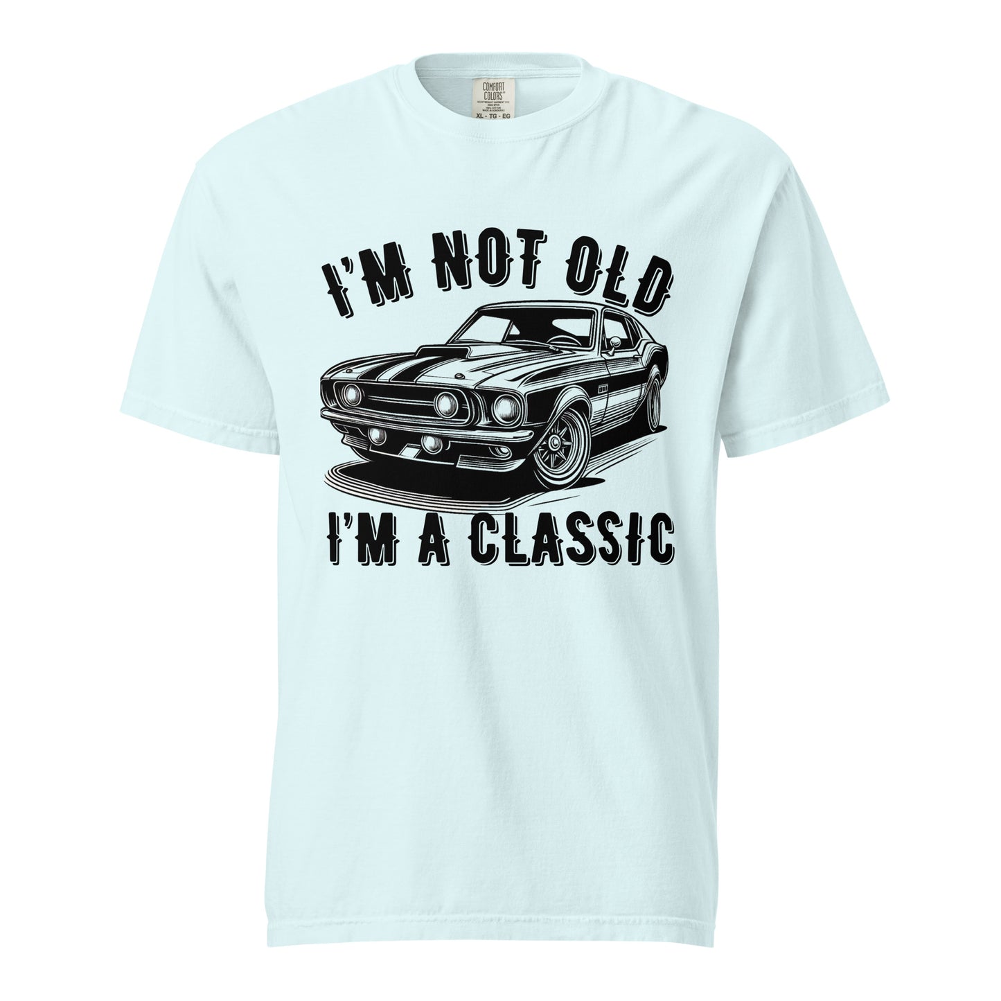  I'm Not Old I'm a Classic, Vintage Car Fan, Retro Vintage, Unisex garment-dyed heavyweight t-shirt