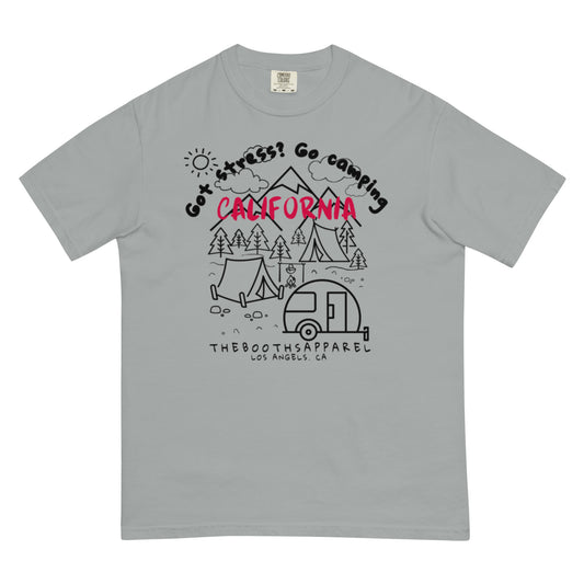 California Got stress Black Unisex garment-dyed heavyweight t-shirt