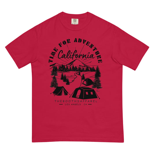 California Time for  Adventure Unisex garment-dyed heavyweight t-shirt