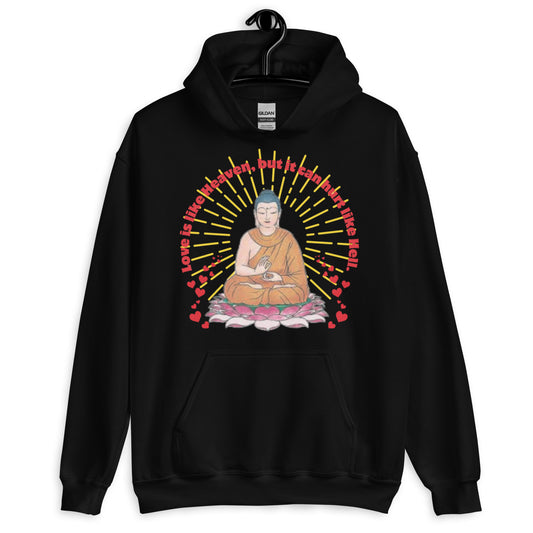 Japanese  Buddha, tenjoutenge Unisex Hoodie