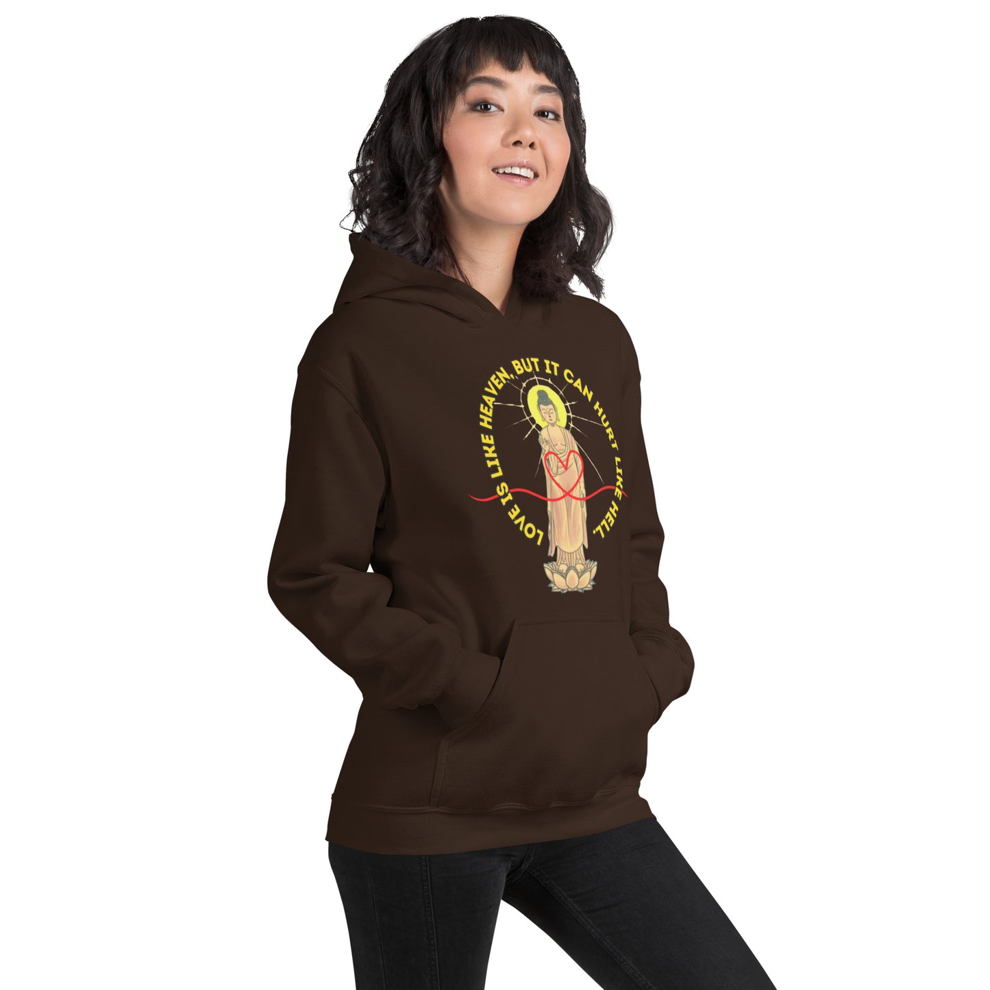 Japanese  Buddha, wakeiseijaku, Unisex Hoodie