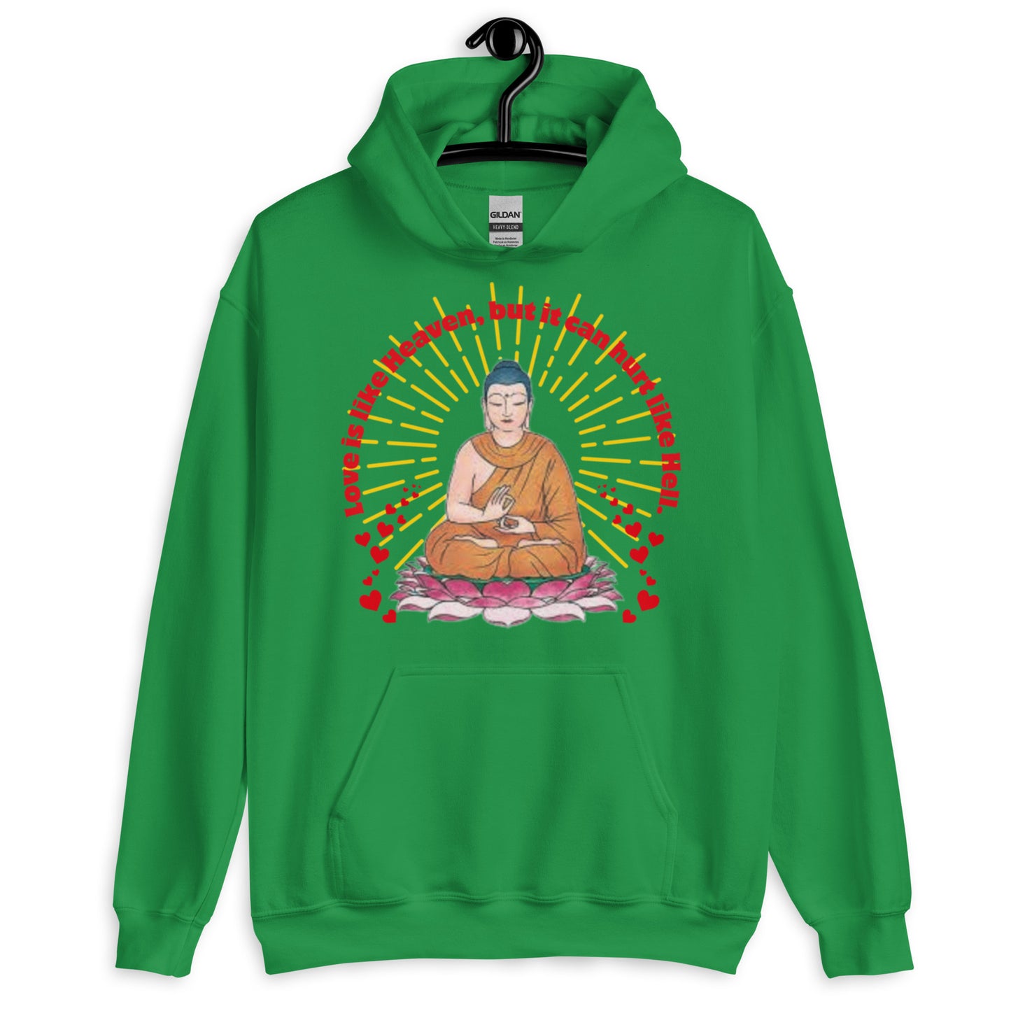Japanese  Buddha, tenjoutenge Unisex Hoodie