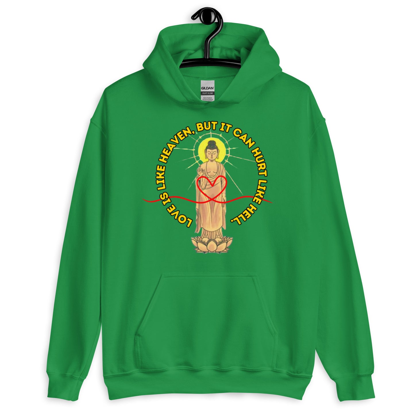 Japanese  Buddha, wakeiseijaku, Unisex Hoodie