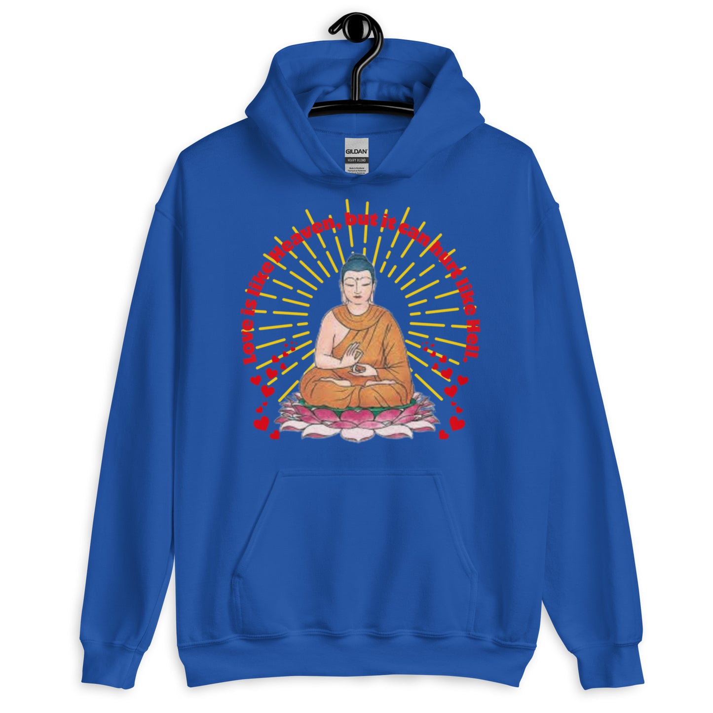Japanese  Buddha, tenjoutenge Unisex Hoodie