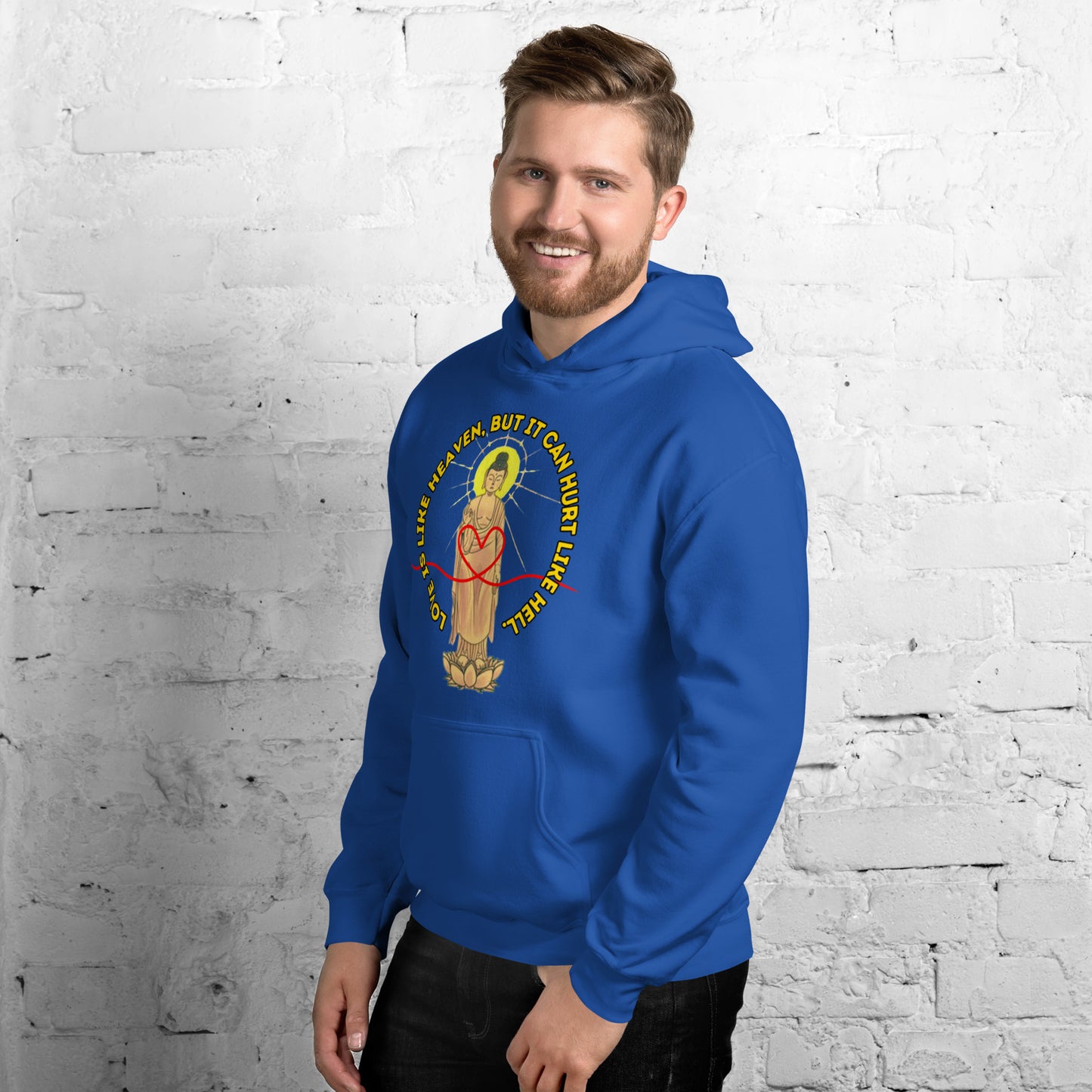 Japanese  Buddha, wakeiseijaku, Unisex Hoodie