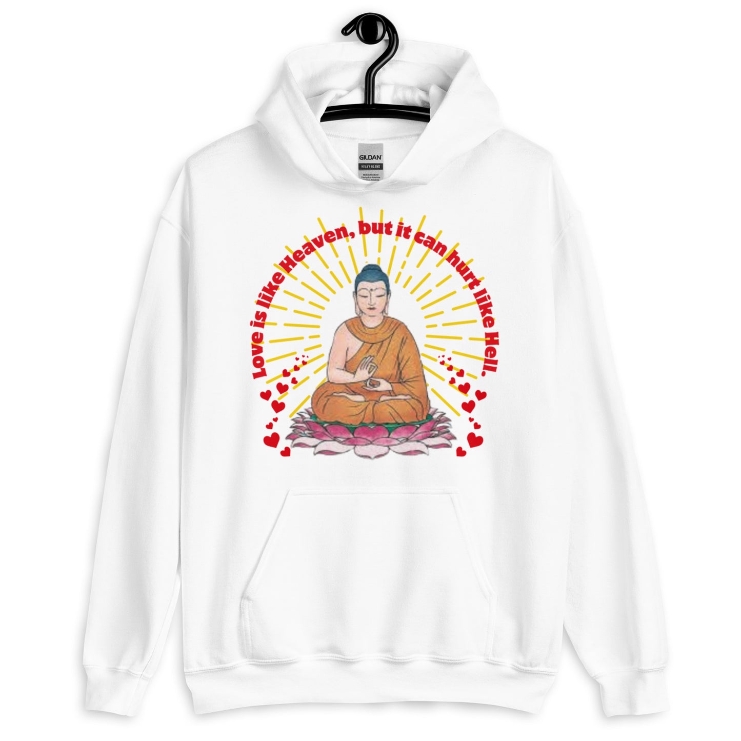 Japanese  Buddha, tenjoutenge Unisex Hoodie