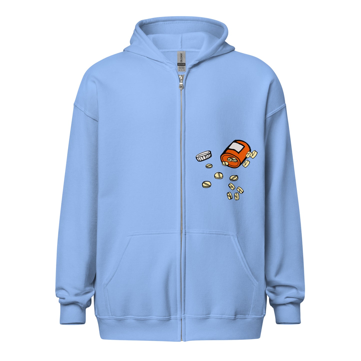 Being positive is the best medicine you can take. Unisex heavy blend zip hoodie
