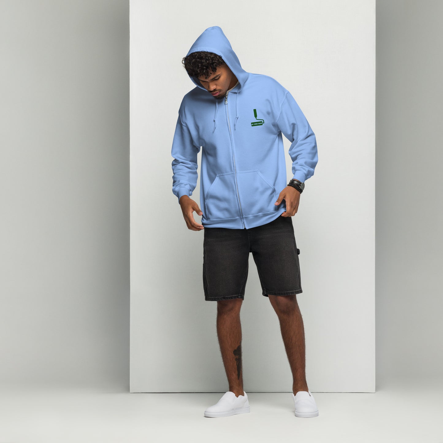'Life is hard,' Unisex heavy blend zip hoodie