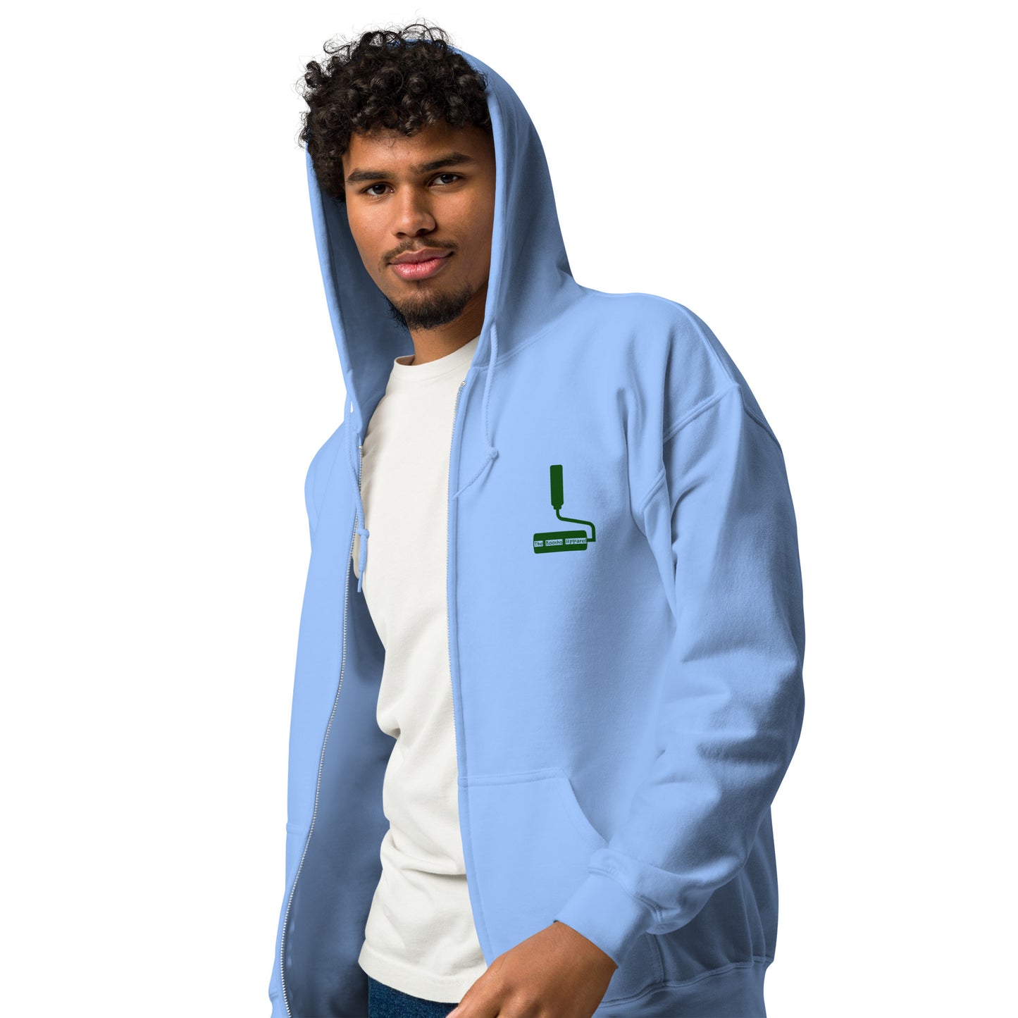 'Life is hard,' Unisex heavy blend zip hoodie