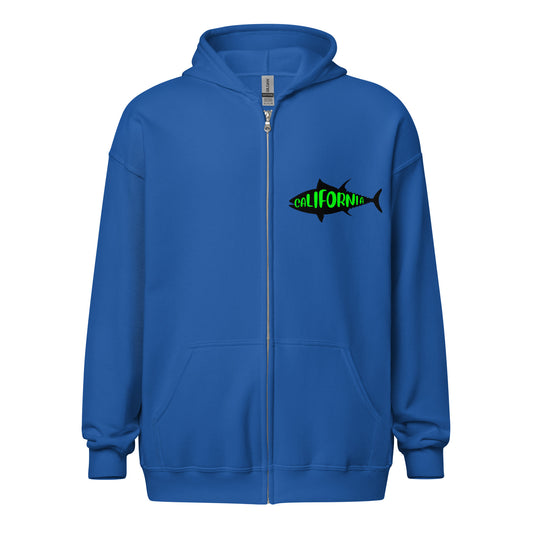 I'm a man of few words Let's Fish  Fishing Unisex heavy blend zip hoodie