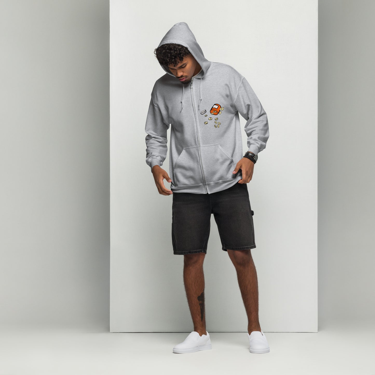 Being positive is the best medicine you can take. Unisex heavy blend zip hoodie