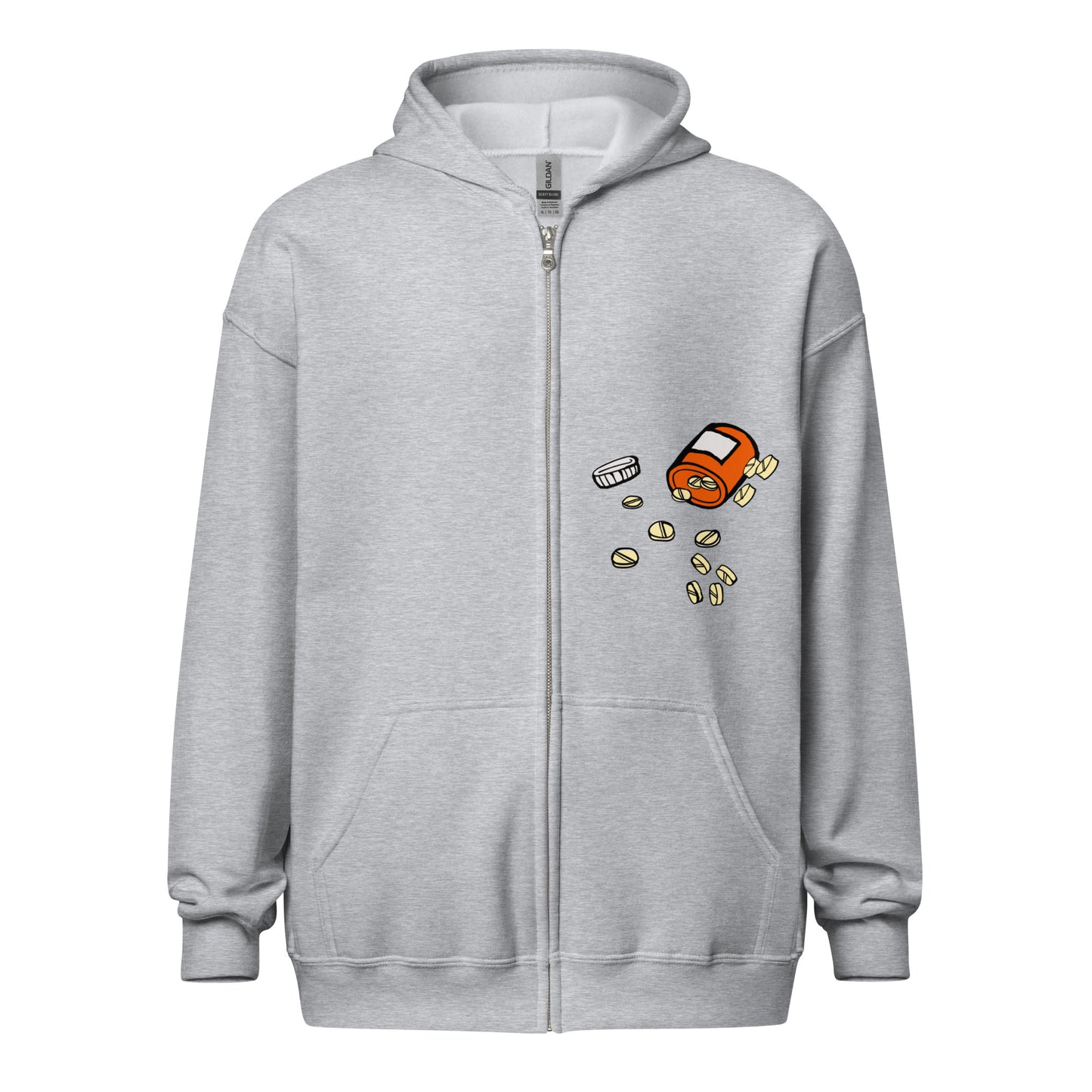 Being positive is the best medicine you can take. Unisex heavy blend zip hoodie